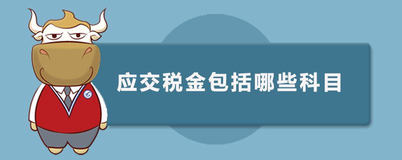 应交税金包括哪些科目