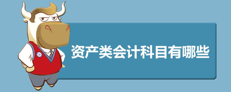 资产类会计科目有哪些